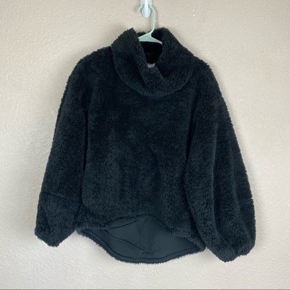 Lululemon Warm Restore Sherpa Pullover Black M/L - Picture 6 of 15